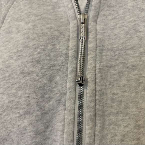Lululemon x Orangetheory Scuba Hooded Half Zip Sweatshirt Womens M/L Gray - Picture 3 of 8